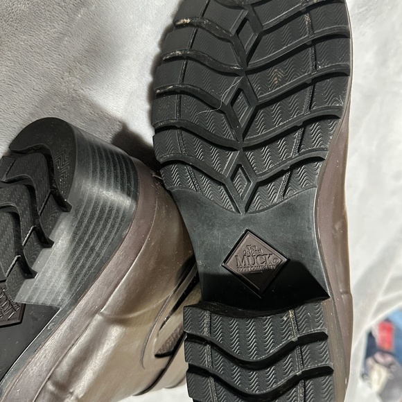 Original Muck Womens Liberty Ankle Rubber Waterproof Brown Boots - Picture 7 of 8